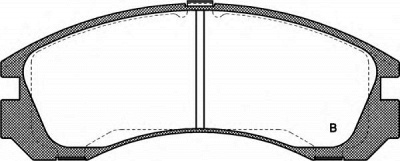 OPEN PARTS bpa035402 -  Комплект тормозных колодок, дисковый тормоз